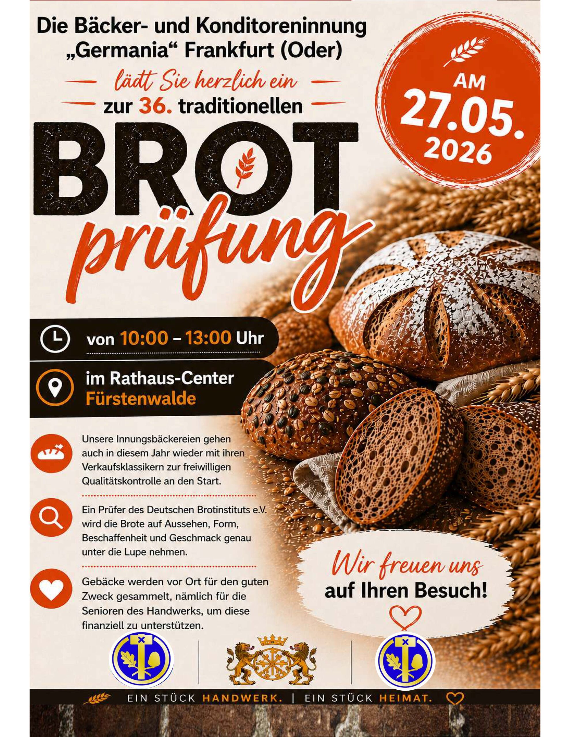 36. traditionelle Brotprüfung