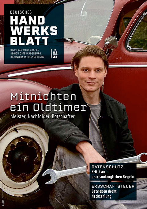 Deutsches Handwerksblatt - Region Ostbrandenburg - Ausgabe 02 / 2021