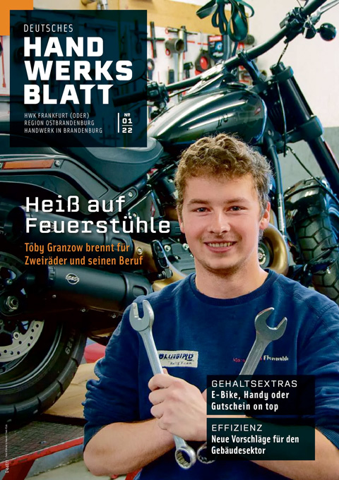 Deutsches Handwerksblatt - Region Ostbrandenburg - Ausgabe 01 / 2022
