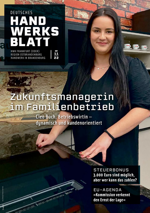 Deutsches Handwerksblatt - Region Ostbrandenburg - Ausgabe 11 / 2022