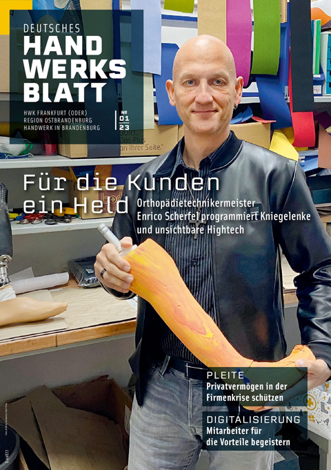 Deutsches Handwerksblatt - Region Ostbrandenburg - Ausgabe 01 / 2023