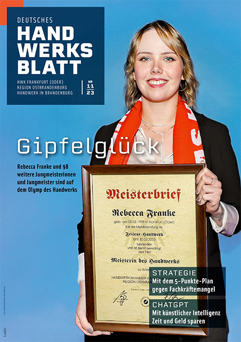 Deutsches Handwerksblatt - Region Ostbrandenburg - Ausgabe 10 / 2023