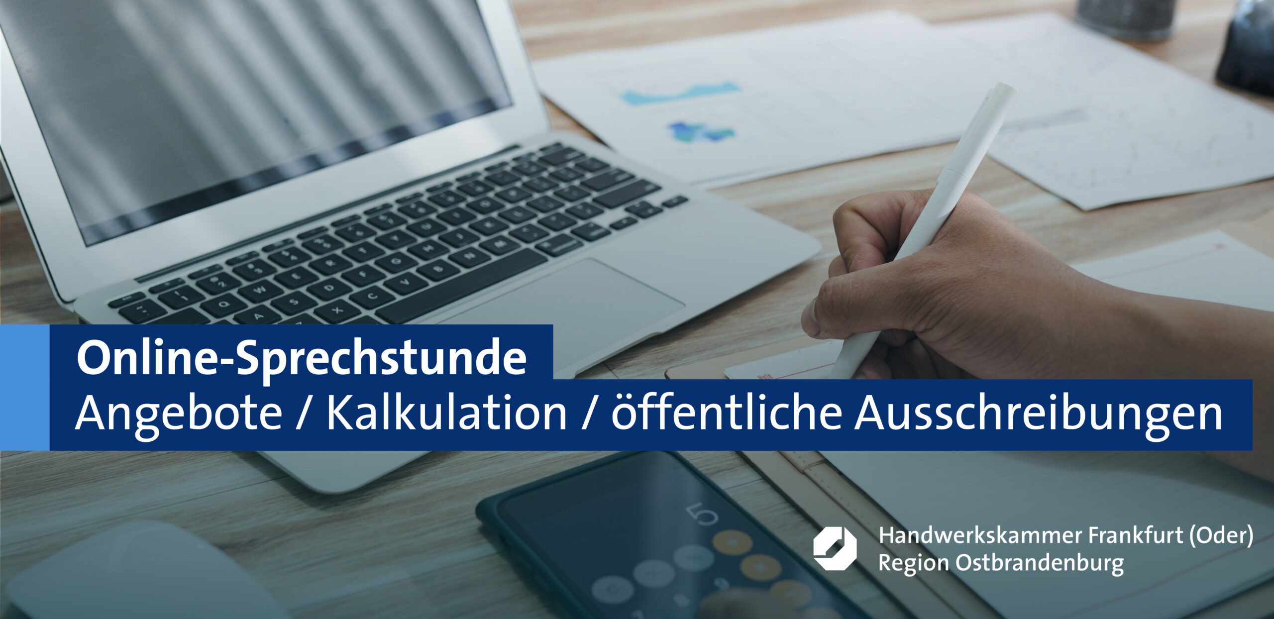 Online-Sprechstunde „Angebote / Kalkulation / öffentliche Ausschreibungen“