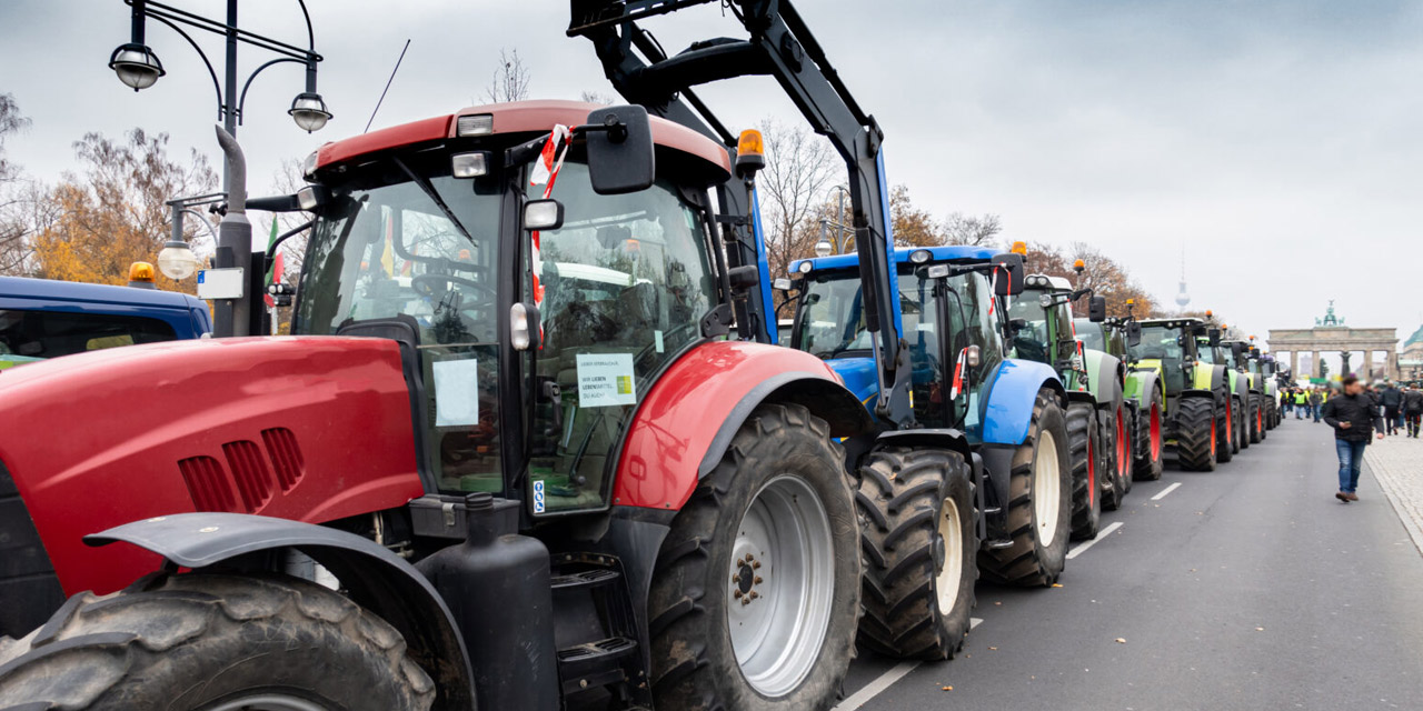 Streik Landwirte Januar 2024