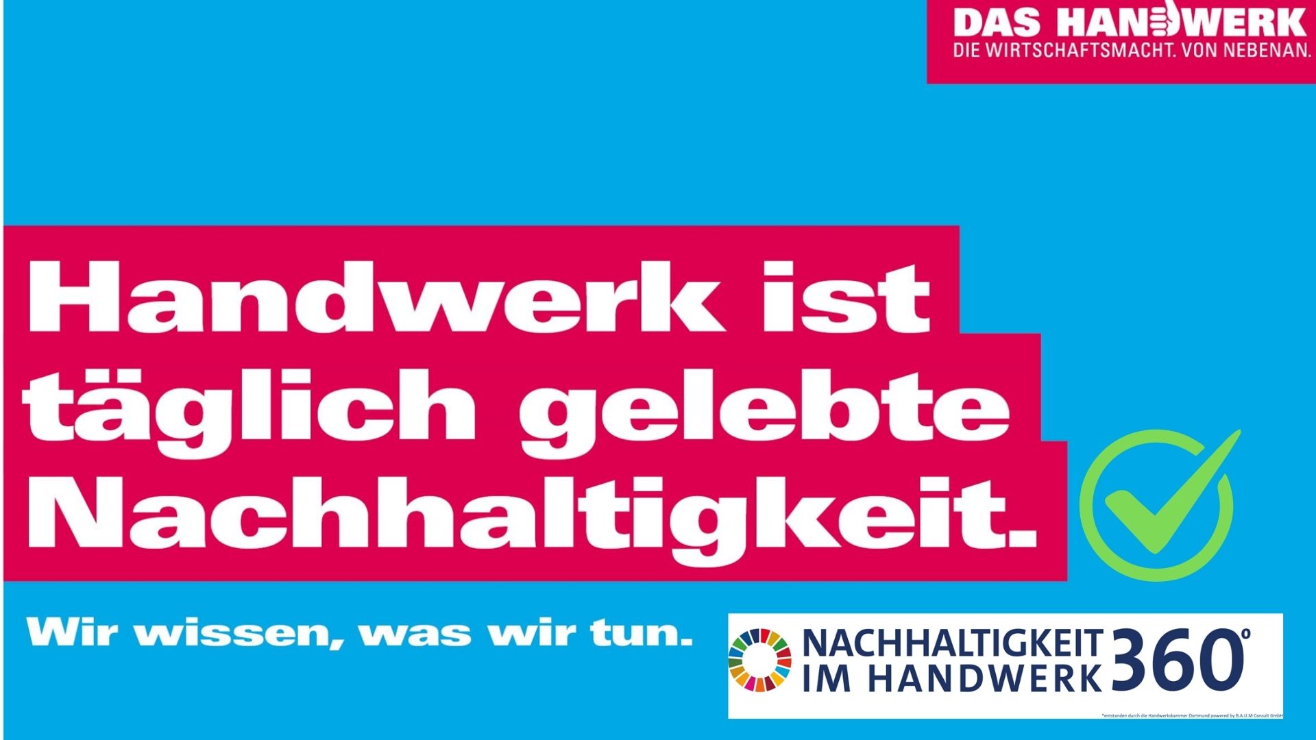 Nachhaltigkeitscheck 360° – Ein Werkzeug für das Handwerk