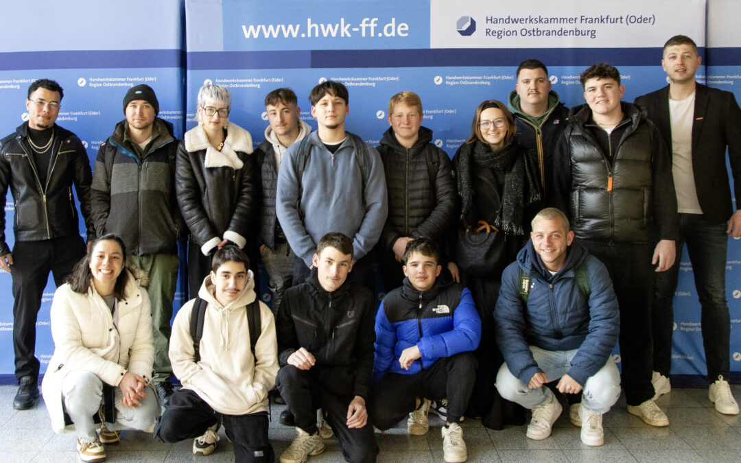 Französische Lehrlinge in Frankfurter und Lebuser Handwerksfirmen