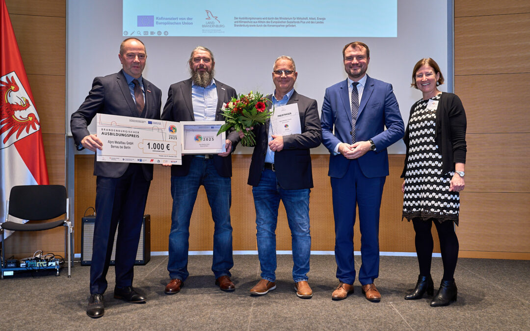 21. Brandenburgischer Ausbildungspreis vergeben