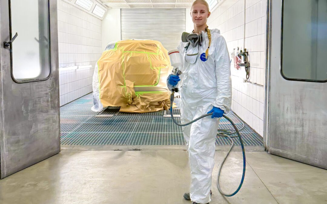 Lackierpistole statt Computermaus